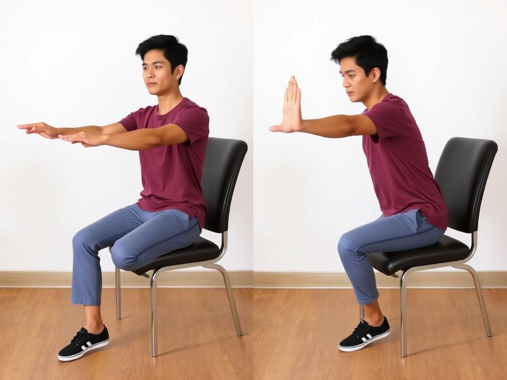 Teknik angkat kaki duduk untuk pemula dalam program latihan kebugaran jasmani Teknik angkat kaki duduk untuk pemula dalam program latihan kebugaran jasmani