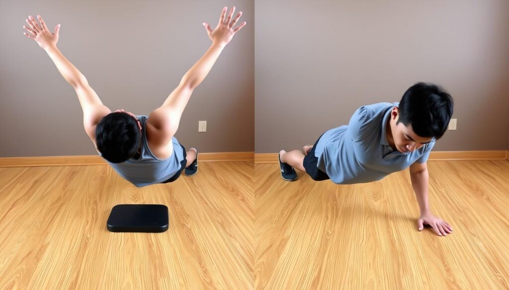 Teknik push-up modifikasi untuk pemula dalam program latihan kebugaran jasmani Teknik push-up modifikasi untuk pemula dalam program latihan kebugaran jasmani