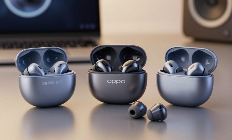 Samsung Buds3 vs OPPO Enco X3 vs Xiaomi Buds 5 Pro